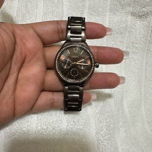Fossil Chronograph Watch Elegant Design